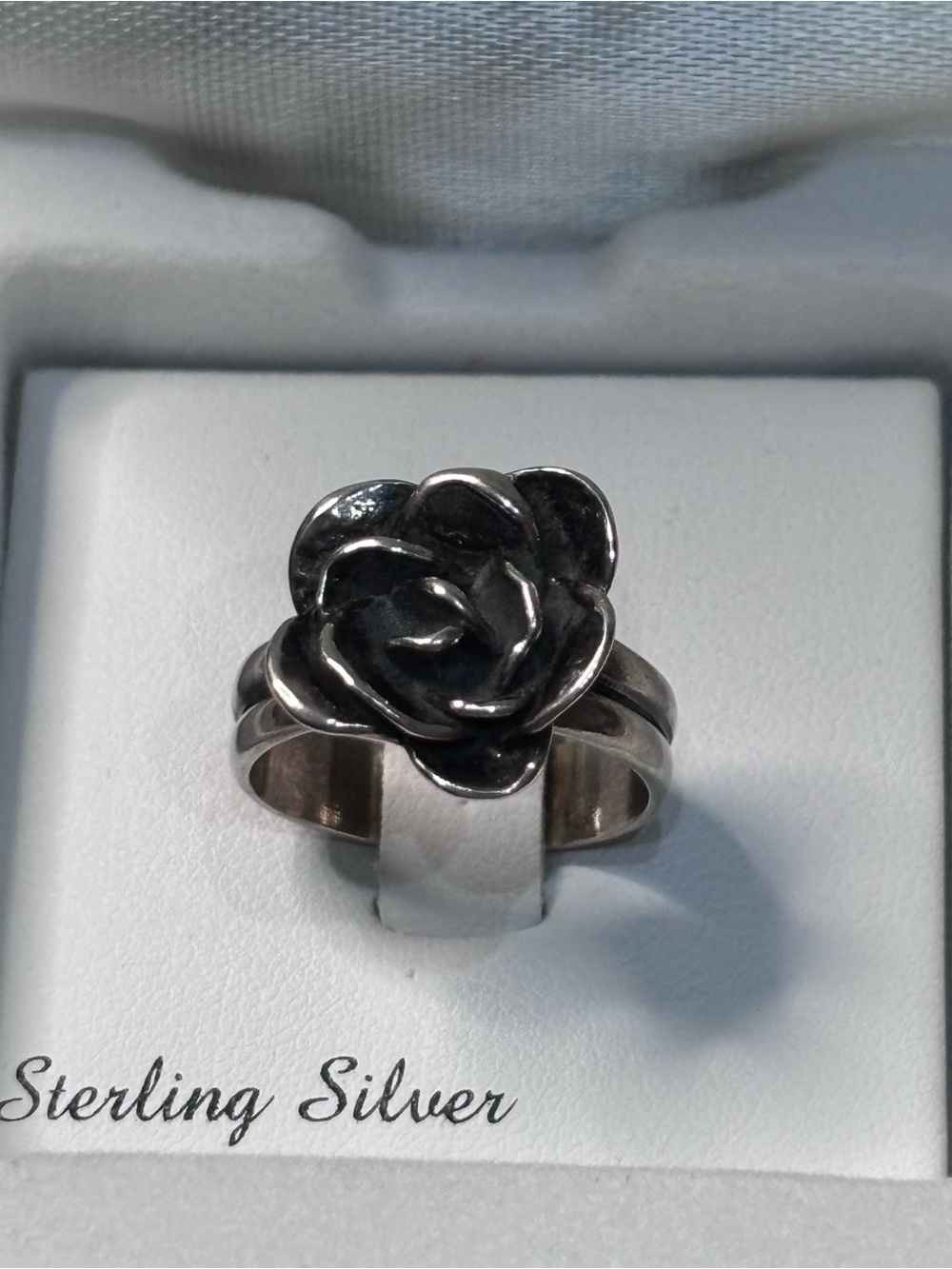 Silpada Retired Rose Ring sz 7